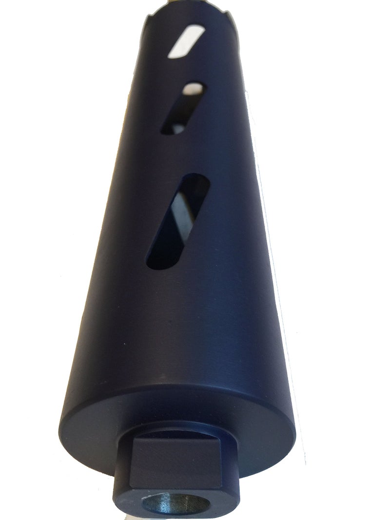 DPT 2-Inch Laser Welded Dry Diamond Core Drill Bits for Cutting Concrete and Asphalt, 2" Diameter x 11" Length - Image 2